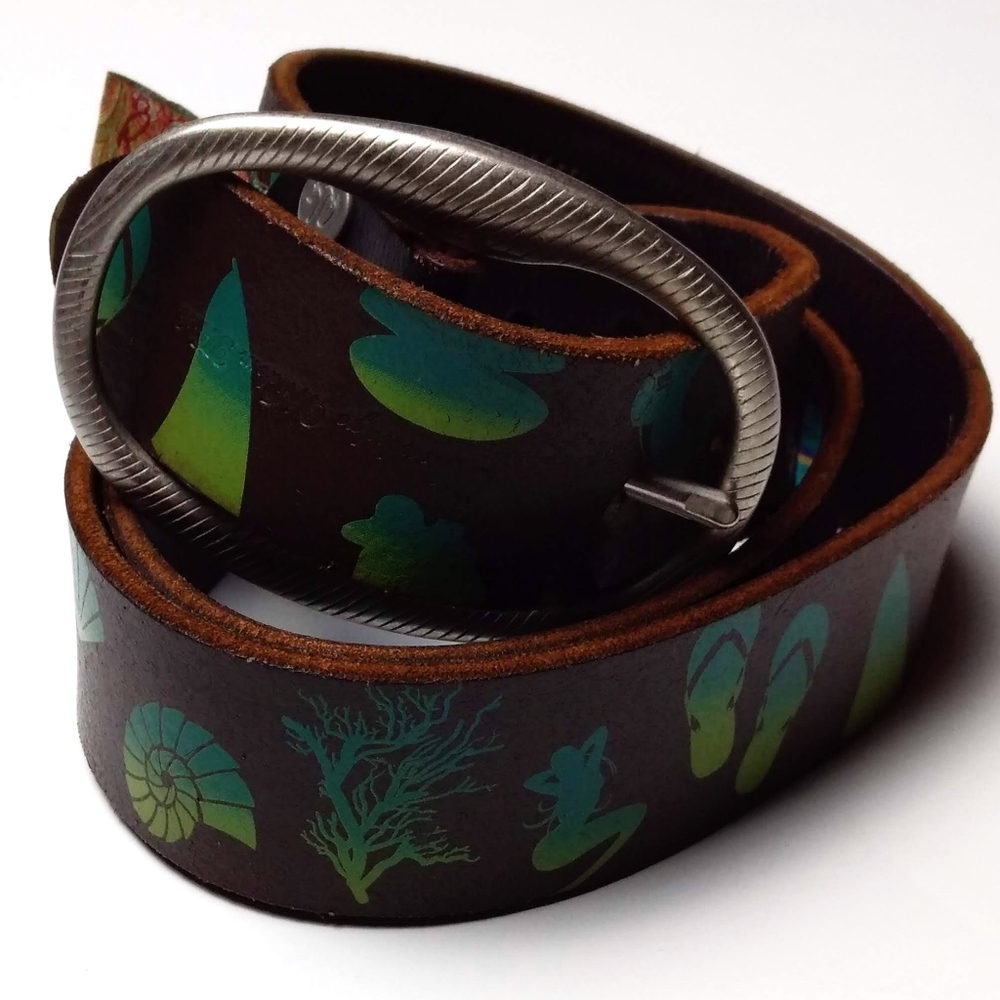 Robert Graham Men's Leather Belt 36"